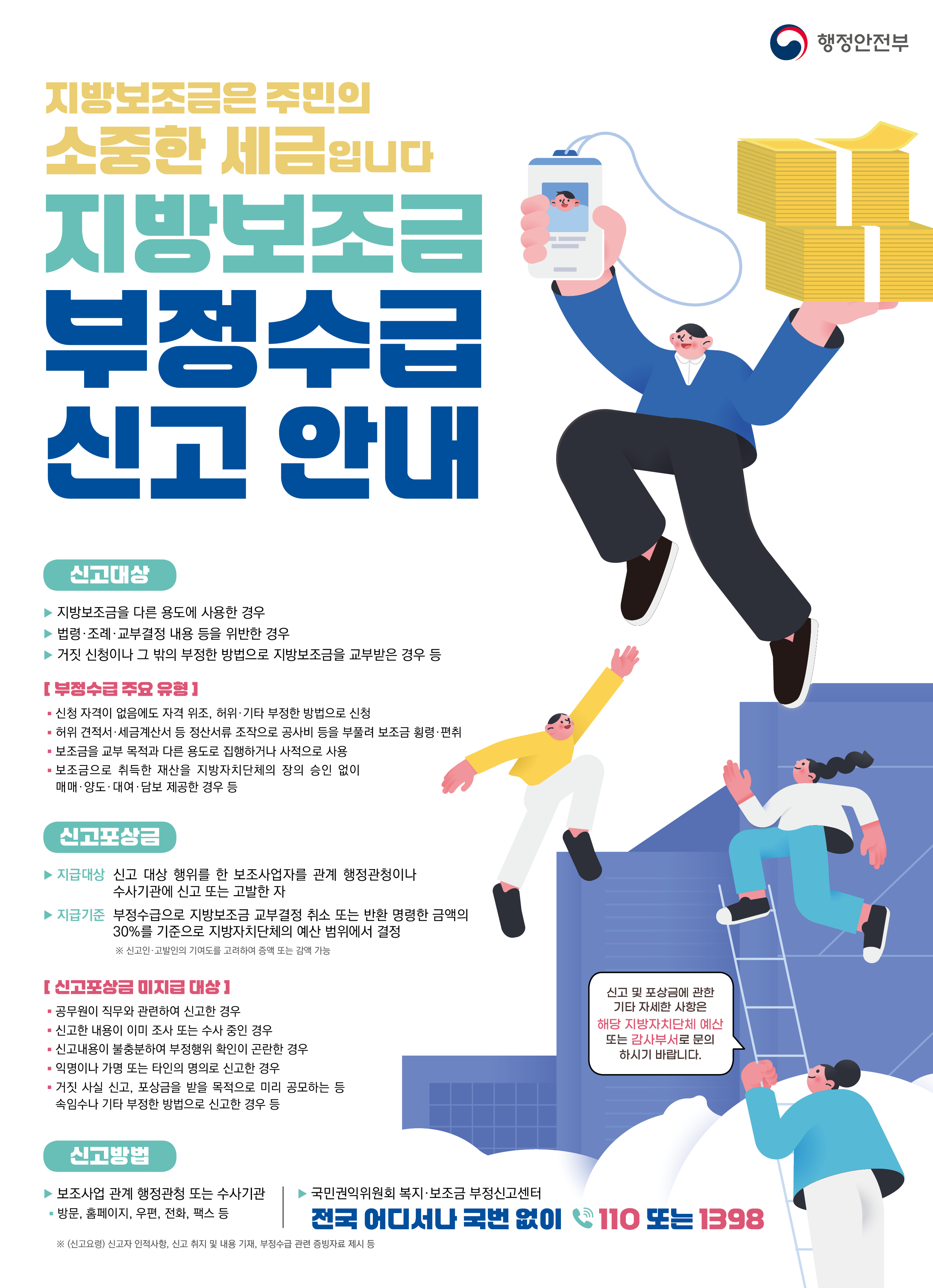 지방보조금 제도 및 부정수급 신고 안내