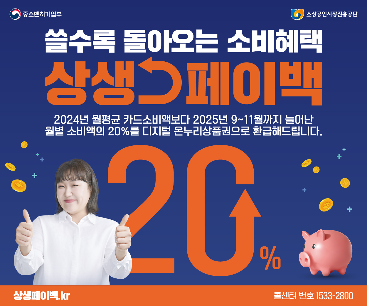 쓸수록 돌려받는 상생페이백, 잊지 말고 신청하세요!