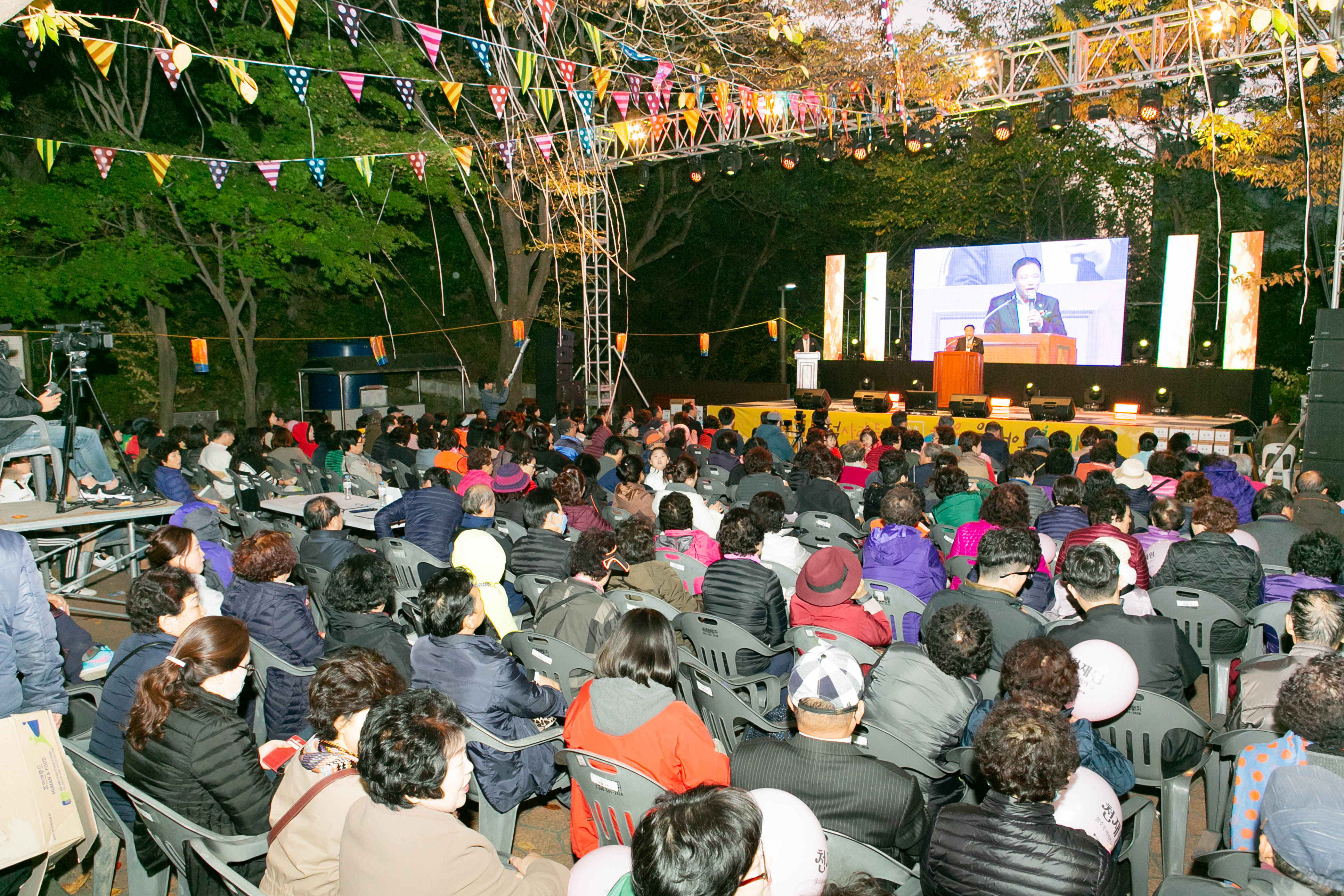 제9회 만덕사람들의 가을 은행잎 축제 참석