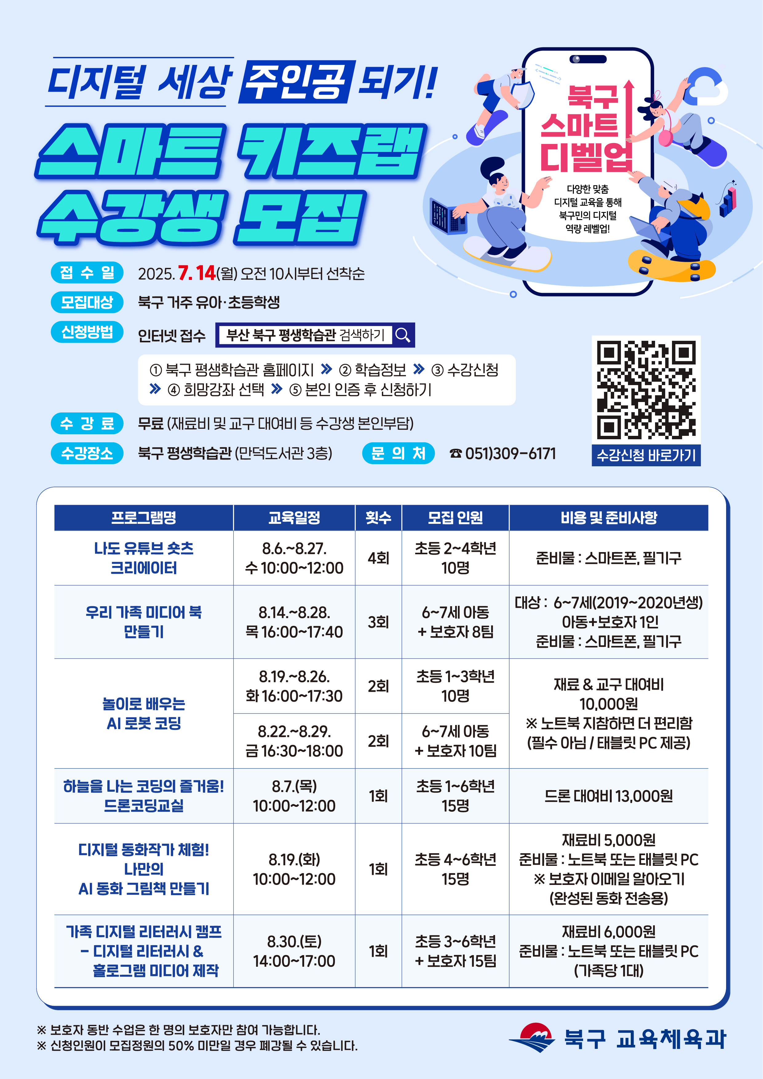 [모집] 디지털 세상 주인공 되기! 스마트 키즈랩 접수안내