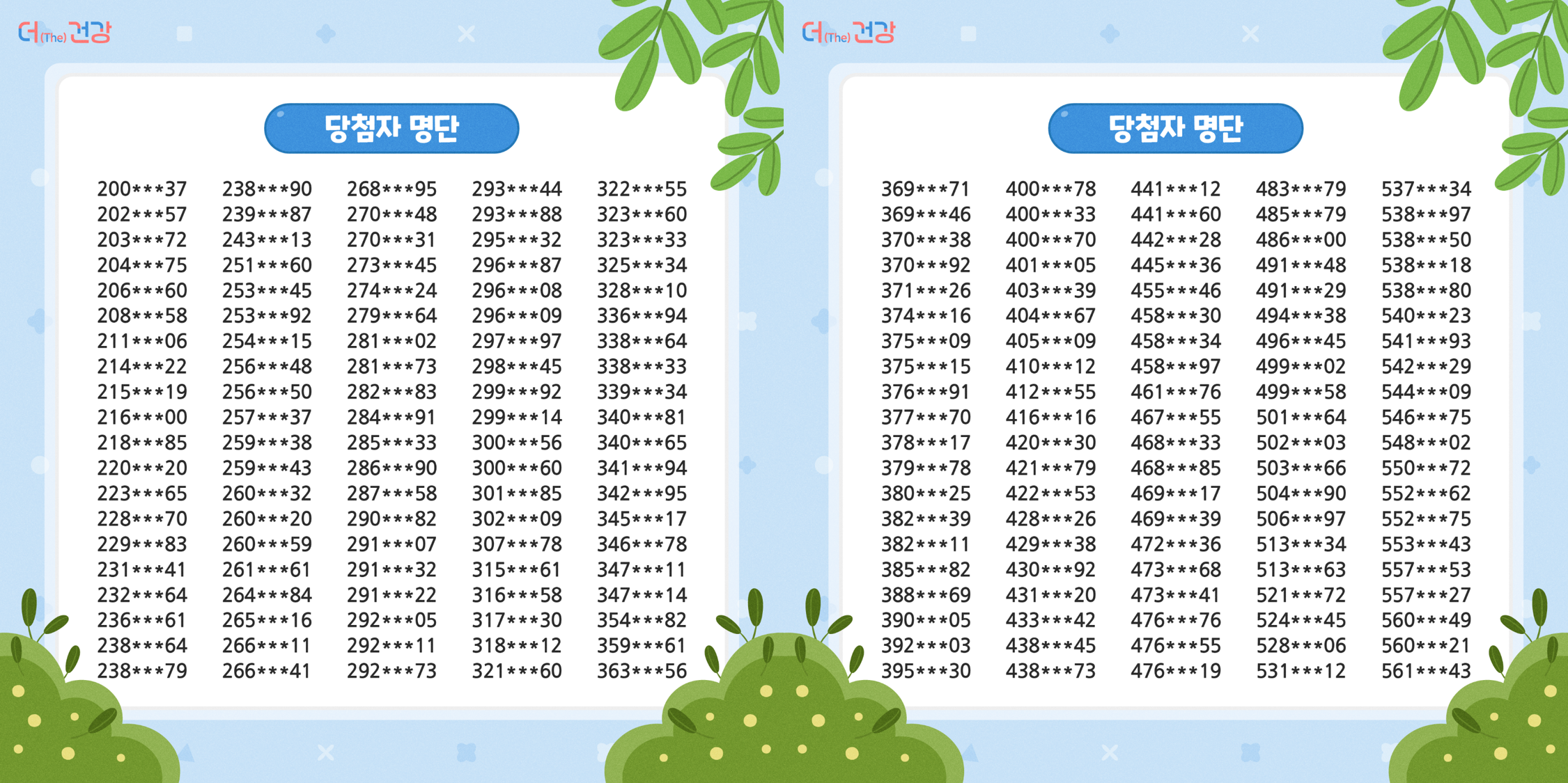 전국연합 더(The) 건강 캠페인-건강한 돌봄놀이터 편-정답 발표!