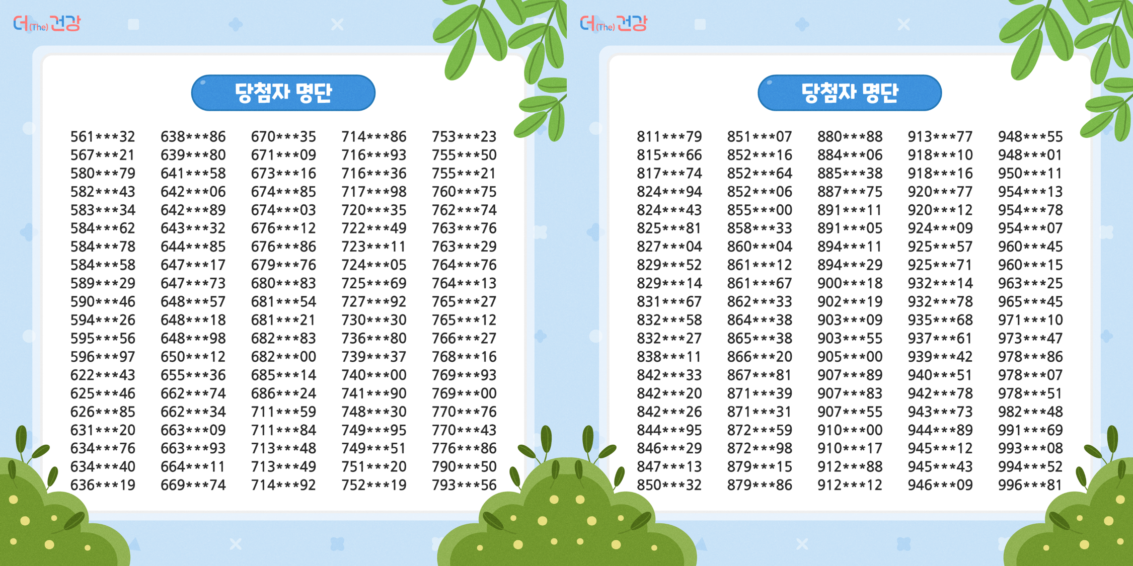 전국연합 더(The) 건강 캠페인-건강한 돌봄놀이터 편-정답 발표!