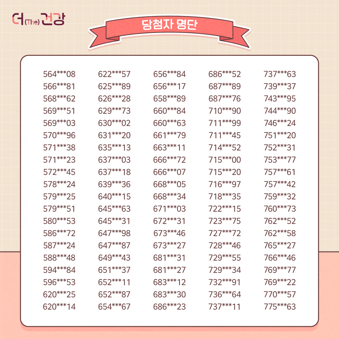 전국연합 더(The) 건강 캠페인-영양플러스 편-정답 발표!