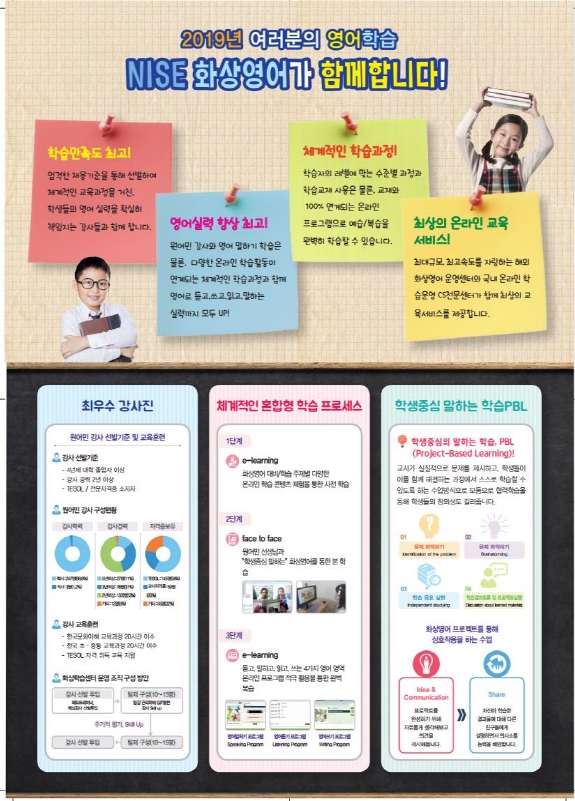 2019년 3기 원어민 화상영어 수강생 모집 안내