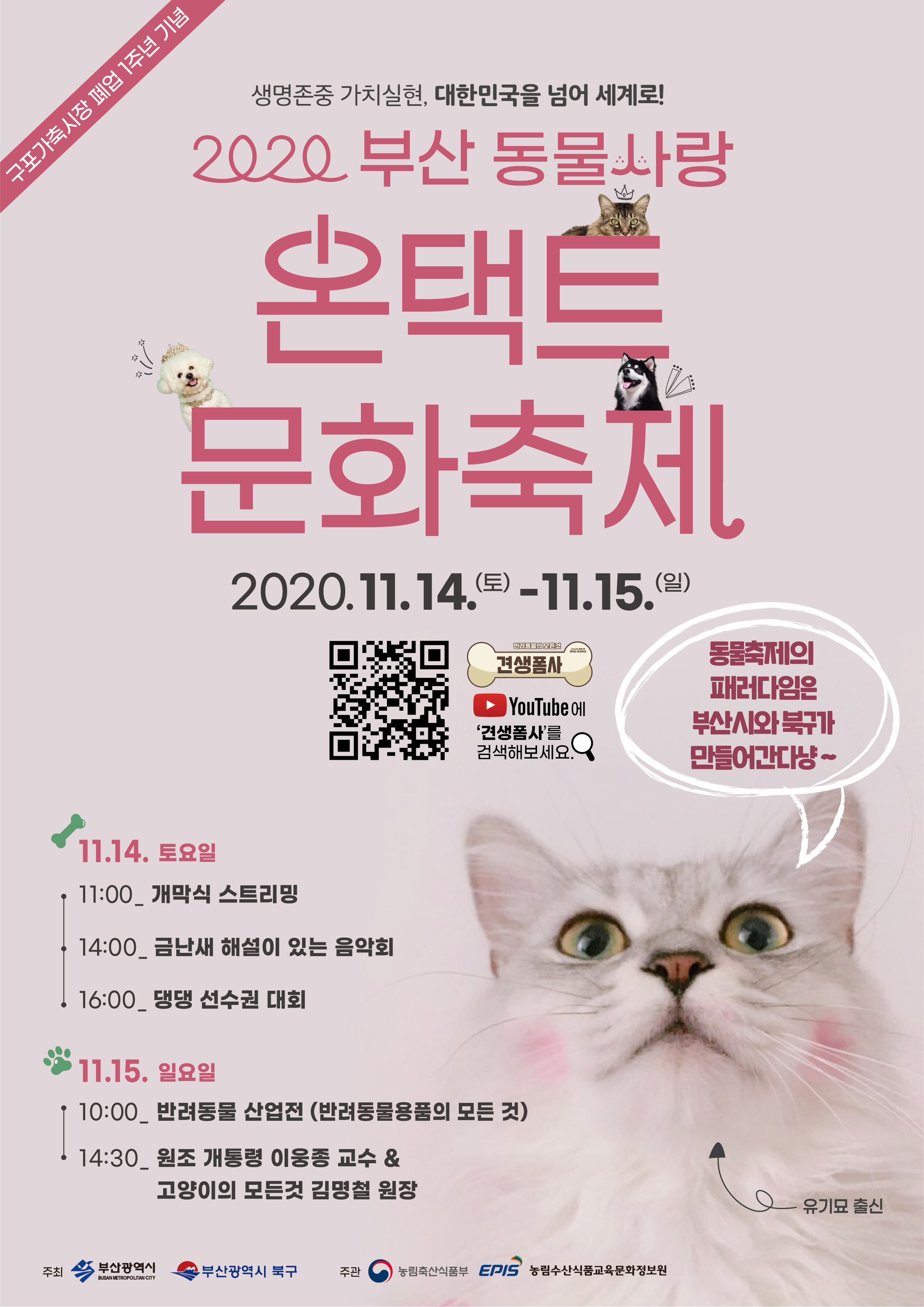 2020 부산 동물사랑 온택트 문화축제 개최