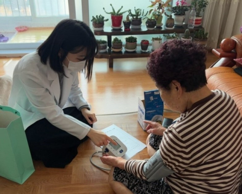 구포2동, 건강취약세대 혈압계 대여 및 혈압 관리 서비스 운영