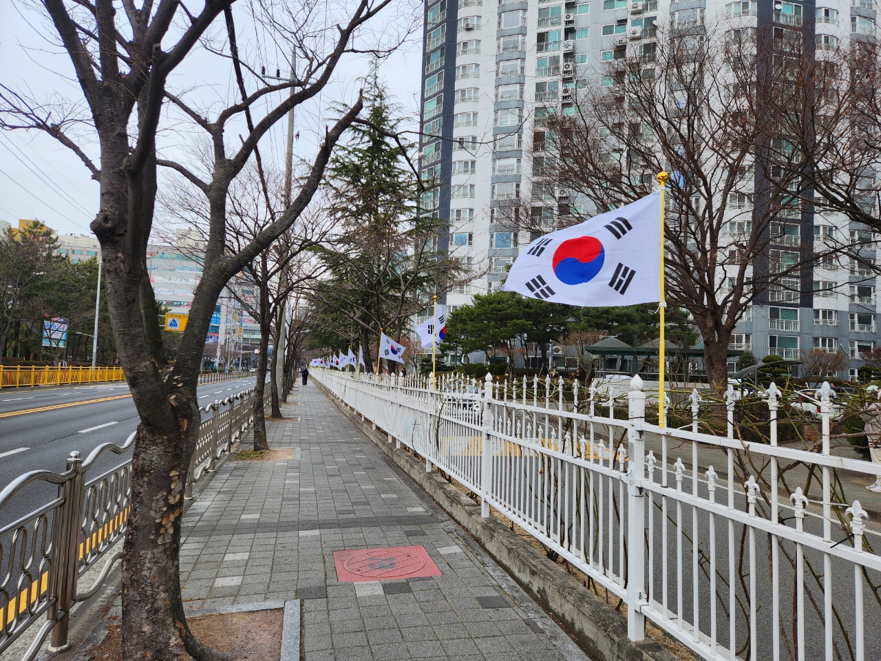 태극기거리 조성(2025.3.1.)