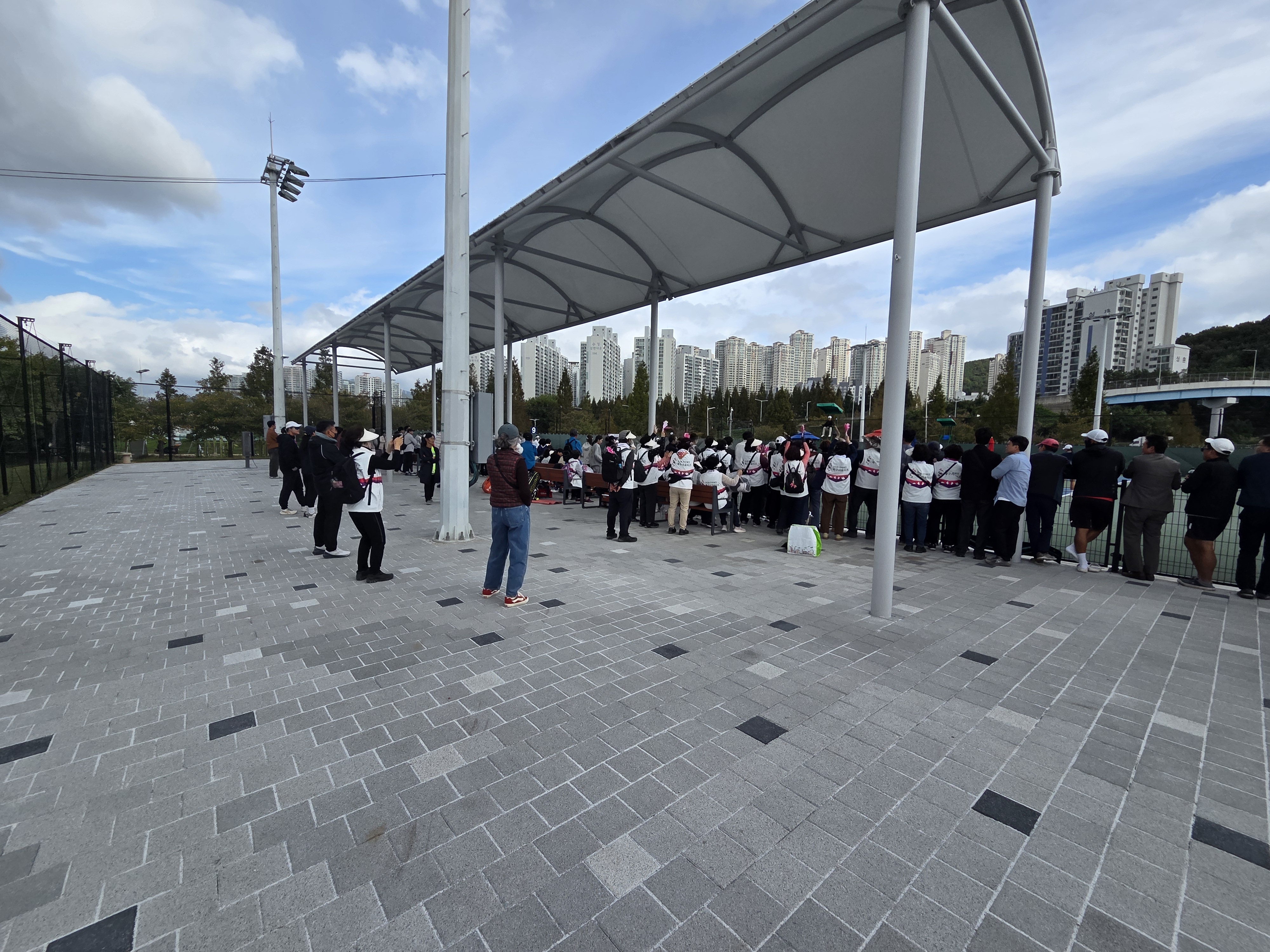 덕천2동 서포터즈, 전국 체전 테니스 경기 응원활동