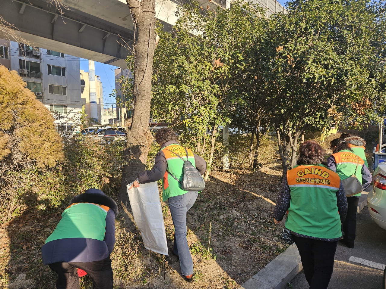 구포2동 지역자율방재단, 새해맞이 환경정비 실시