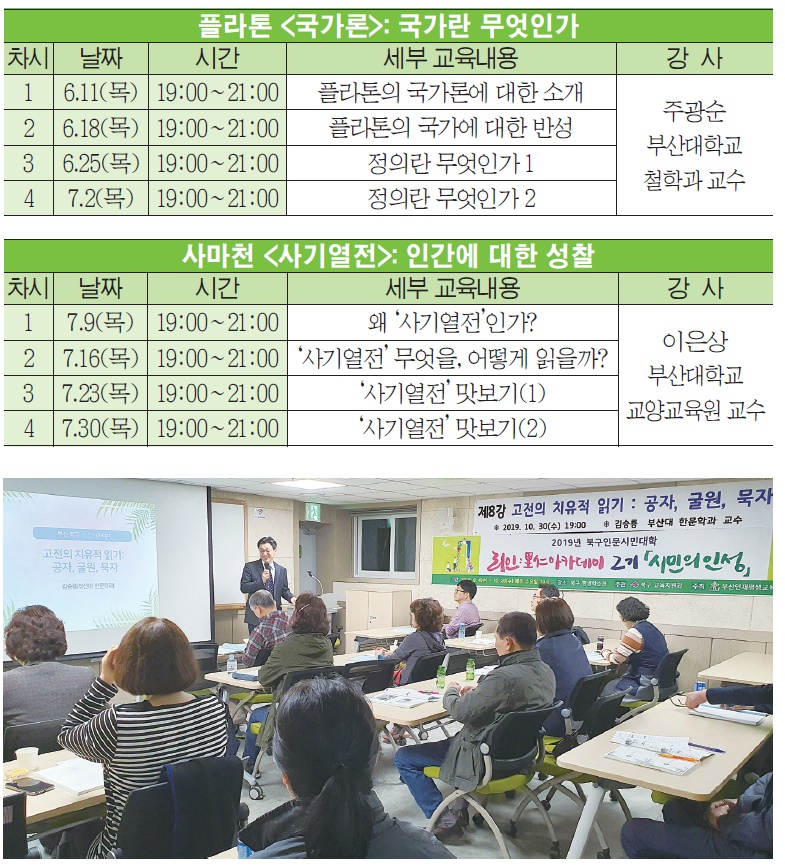 ‘동서양 고전아카데미’ 6~7월 개설