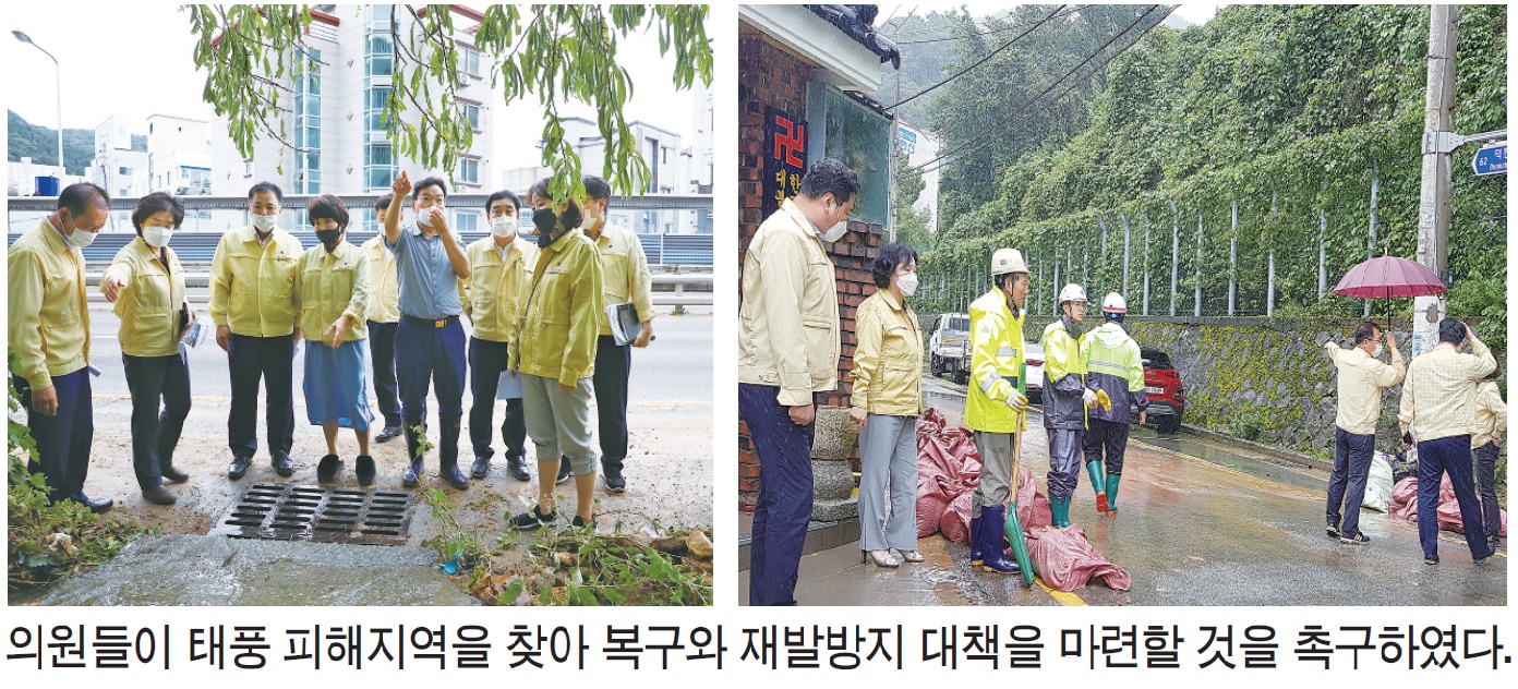 태풍 마이삭·하이선 피해지역 현장 확인