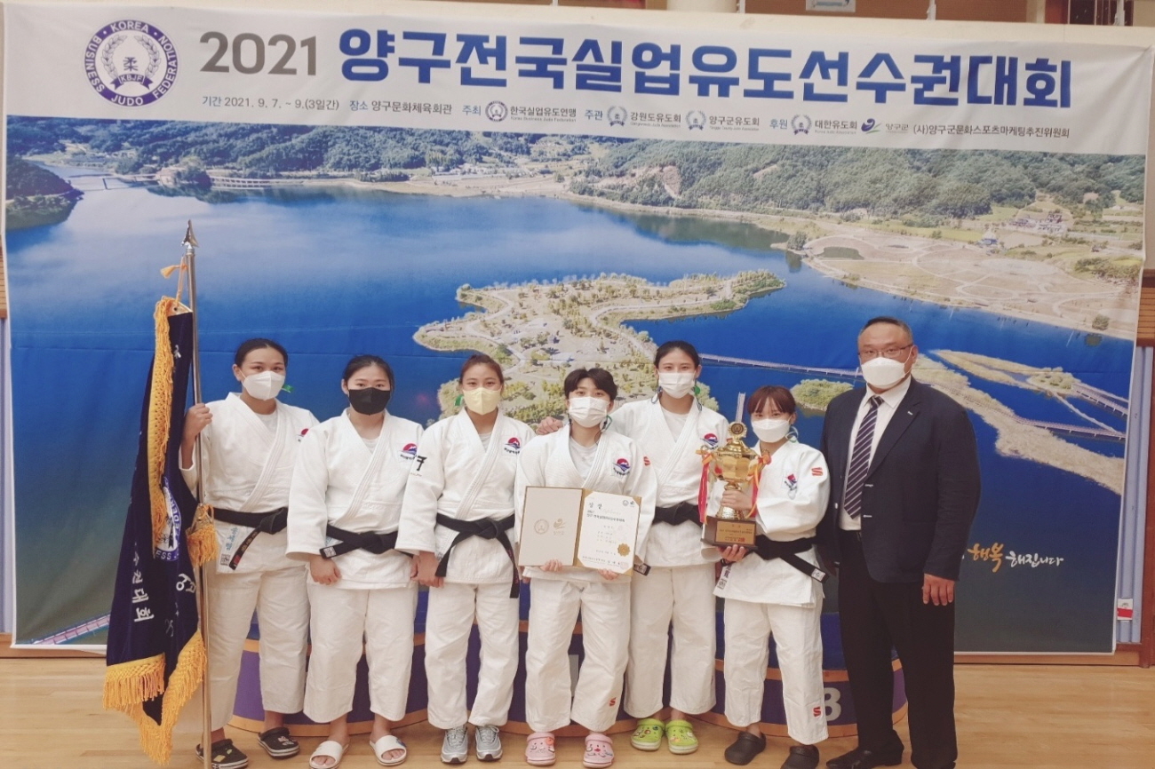 북구청 여자유도선수단 단체전 “금”