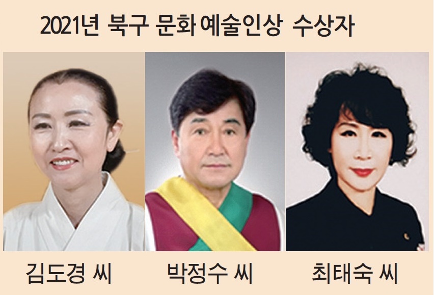 제3회 북구 문화예술인상 수상자 선정