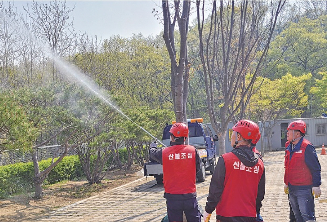 산불진화 기계화 장비 활용 훈련 “주목”