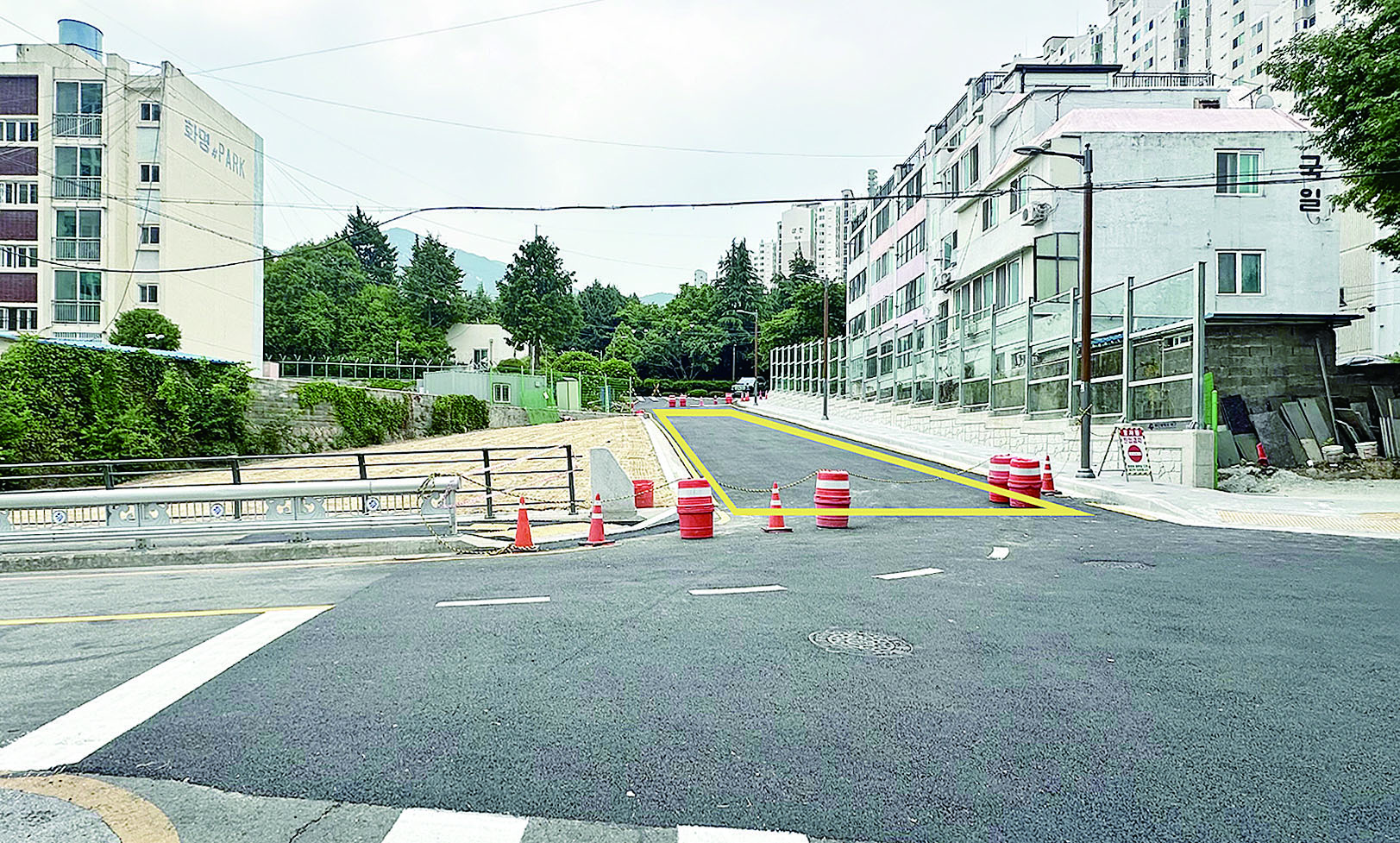 화명1·2동 연결도로 준공 … 주민 숙원 해소