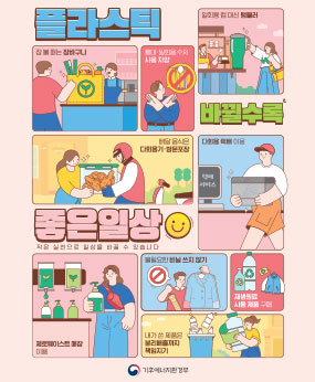 플라스틱 감량 수칙 홍보
“나프타 등 수급 불안정을 대비한 플라스틱 감량 실천수칙 홍보”